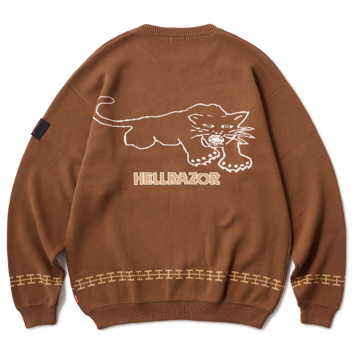 Hellrazor ALL TO MY PEOPLE CREW KNIT ヘルレイザー オールトゥマイピープル クルーニット 01125AW0201【メンズ トップス クルーネック ニット 25FW】