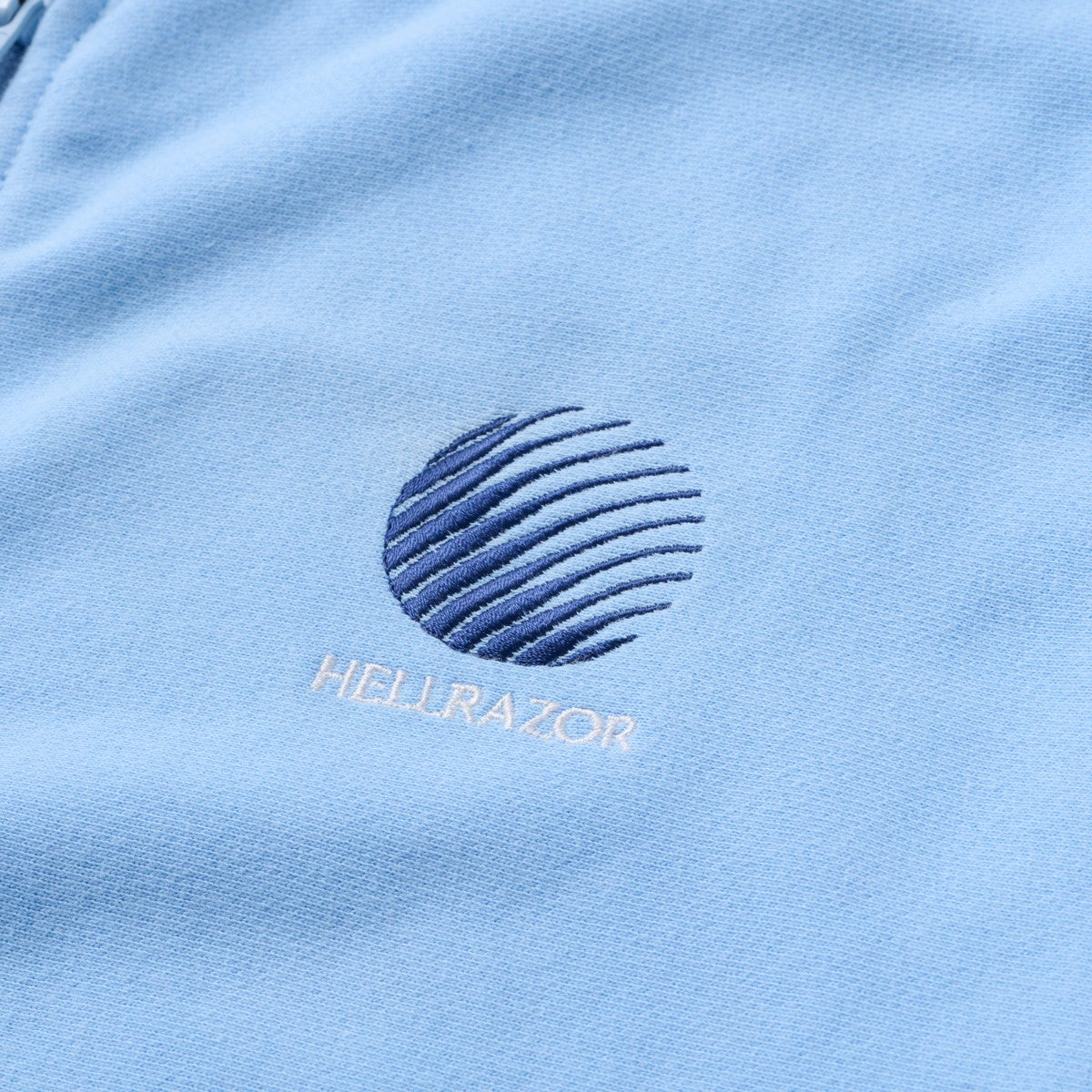 Hellrazor LOGO EMB PATCH FULL ZIP HOODIE ヘルレイザー ロゴ EMB パッチ フルジップ フーディー 01125AW0205【メンズ パーカー フルジップ ロゴ 25FW】