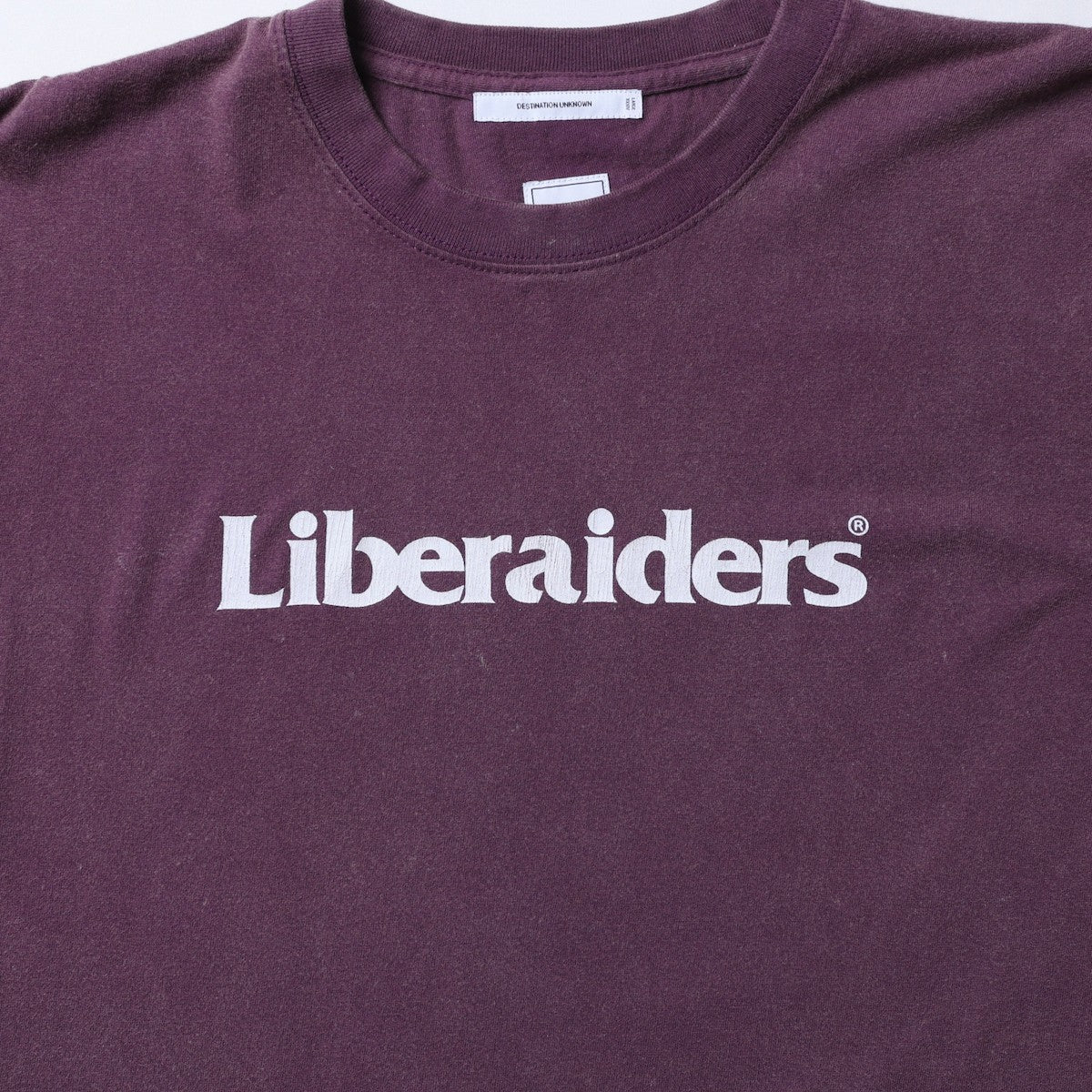 Liberaiders OG LOGO TEE リベレイダース OG ロゴ ティー 77601【メンズ Tシャツ 半袖 ロゴ プリント ヴィンテージテイスト 25FW】