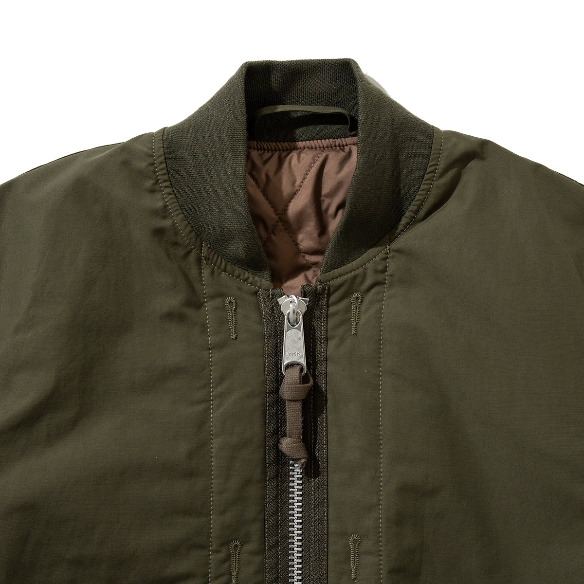 UNFRM OUTDOOR STANDARD COTTON-POLYESTER REVERSIBLE FLIGHT JACKET ユニフォームアウトドアスタンダード コットンポリエステル リバーシブル フライトジャケット AW-4156【メンズ ジャケット リバーシブル MA1 ミリタリー アウター ショート丈 25FW】