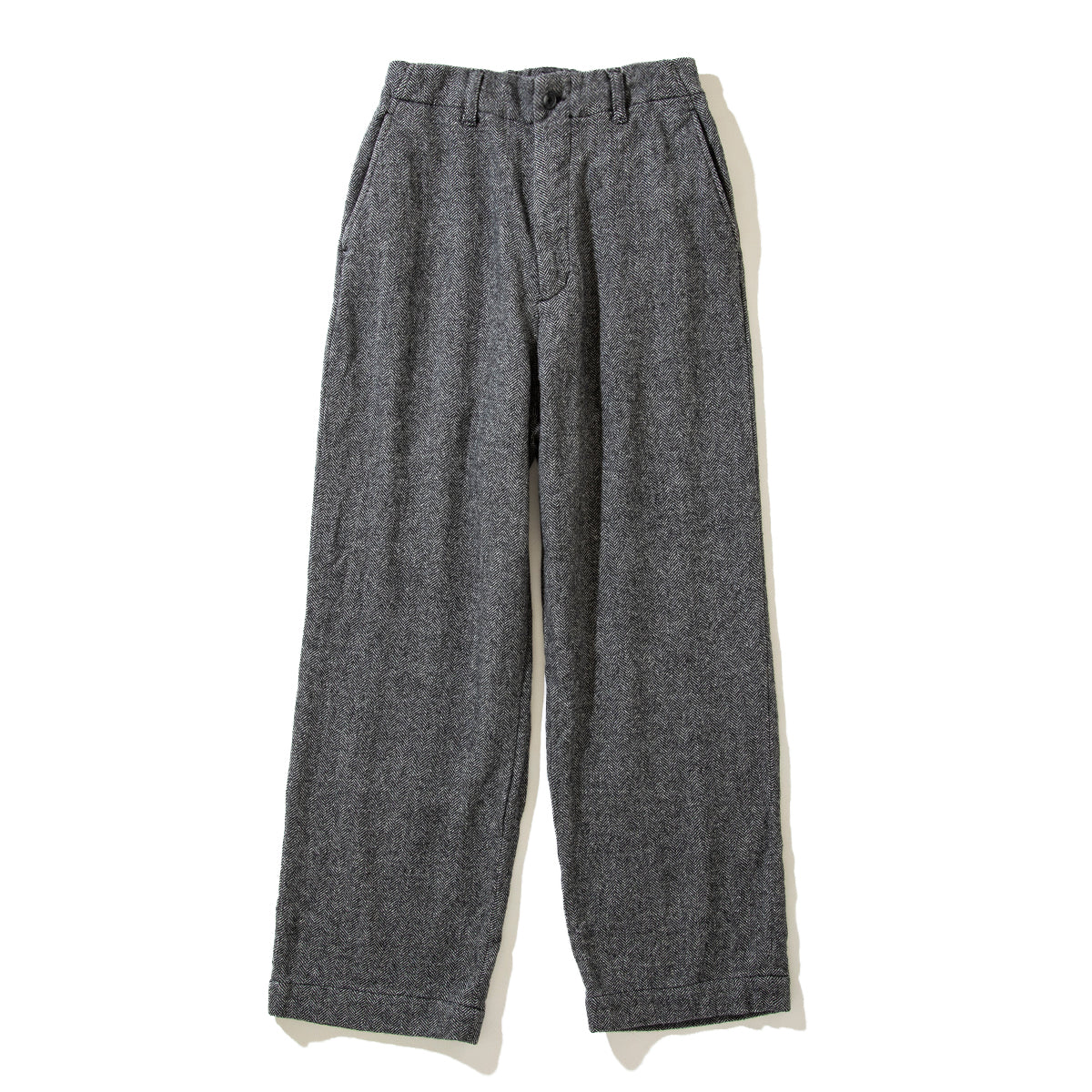 UNFRM OUTDOOR STANDARD BRITISH VINTAGE TWEED WIDE PANTS ユニフォームアウトドアスタンダード ブリティッシュ ヴィンテージ ツイード ワイド パンツ AW-4559【メンズ ワイドパンツ ツイード リラックスフィット クラシックスタイル 25FW】