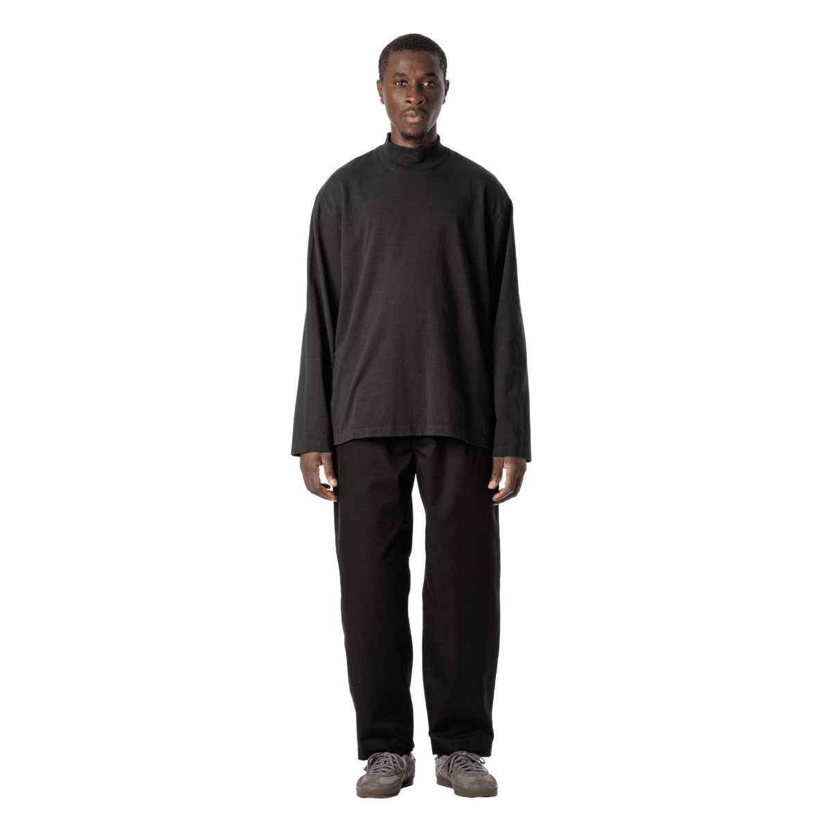 Sandinista American Cotton Turtleneck L-S Tee サンディニスタ アメリカンコットン タートルネック ロングスリーブ Tシャツ 60425WA02-TP【メンズ 長袖Tシャツ カットソー アメリカコットン タートルネック トップス 25FW】