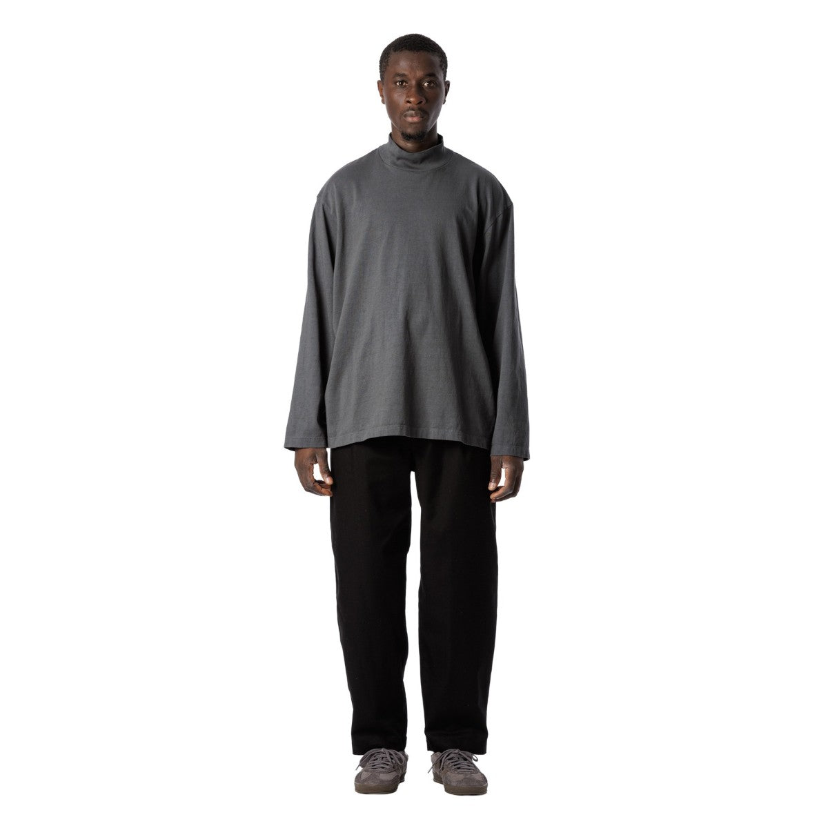 Sandinista American Cotton Turtleneck L-S Tee サンディニスタ アメリカンコットン タートルネック ロングスリーブ Tシャツ 60425WA02-TP【メンズ 長袖Tシャツ カットソー アメリカコットン タートルネック トップス 25FW】