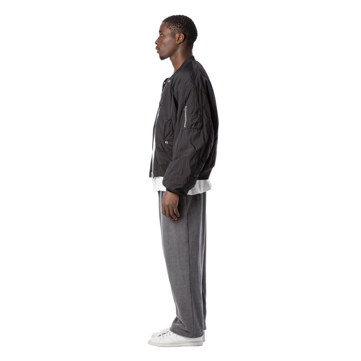 Sandinista MA-1 - Overdyed サンディニスタ MA-1 - オーバーダイ 60425WA03-OW【メンズ MA-1 ジャケット 製品染め ワイドシルエット シンサレート 防寒 アウター 25FW】