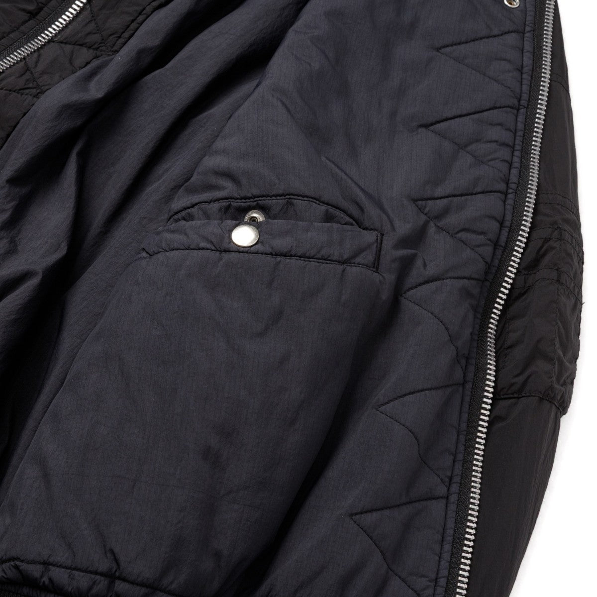 Sandinista MA-1 - Overdyed サンディニスタ MA-1 - オーバーダイ 60425WA03-OW【メンズ MA-1 ジャケット 製品染め ワイドシルエット シンサレート 防寒 アウター 25FW】