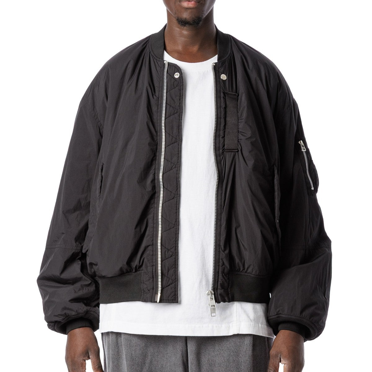 Sandinista MA-1 - Overdyed サンディニスタ MA-1 - オーバーダイ 60425WA03-OW【メンズ MA-1 ジャケット 製品染め ワイドシルエット シンサレート 防寒 アウター 25FW】