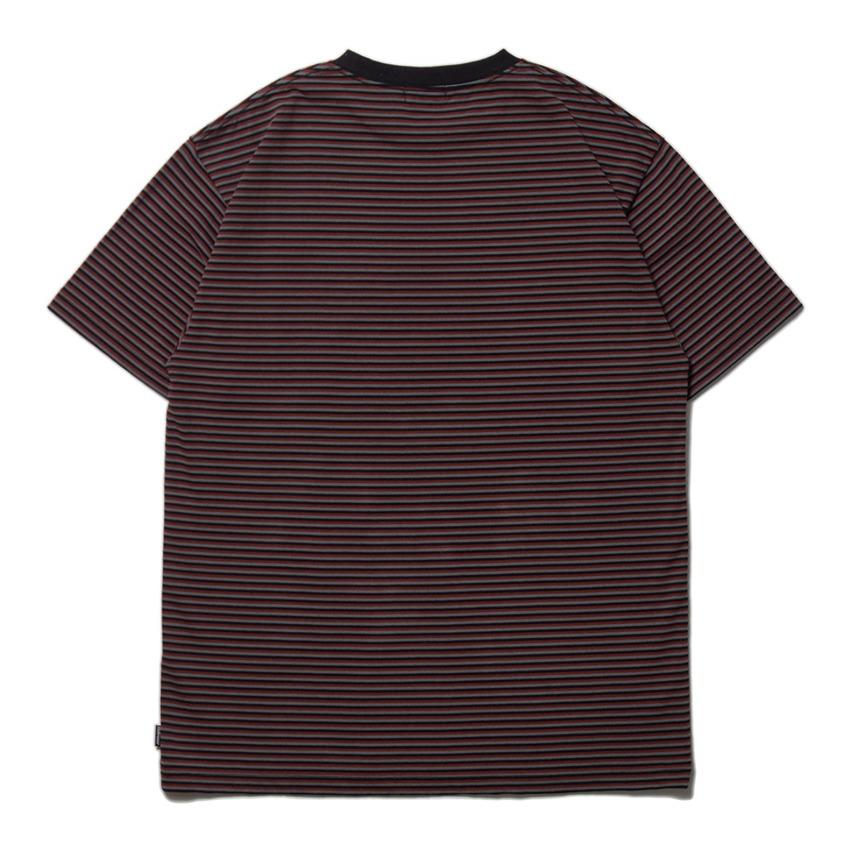 Hellrazor H STRIPED SHIRT ヘルレイザー H ストライプ シャツ 01125SPQS5301【メンズ 半袖Tシャツ ボーダー クルーネック 25FW】