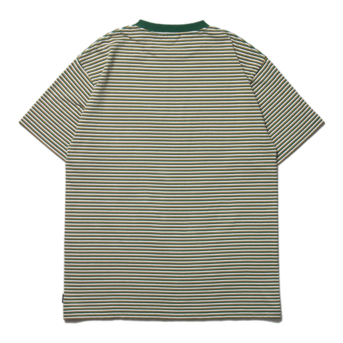 Hellrazor H STRIPED SHIRT ヘルレイザー H ストライプ シャツ 01125SPQS5301【メンズ 半袖Tシャツ ボーダー クルーネック 25FW】