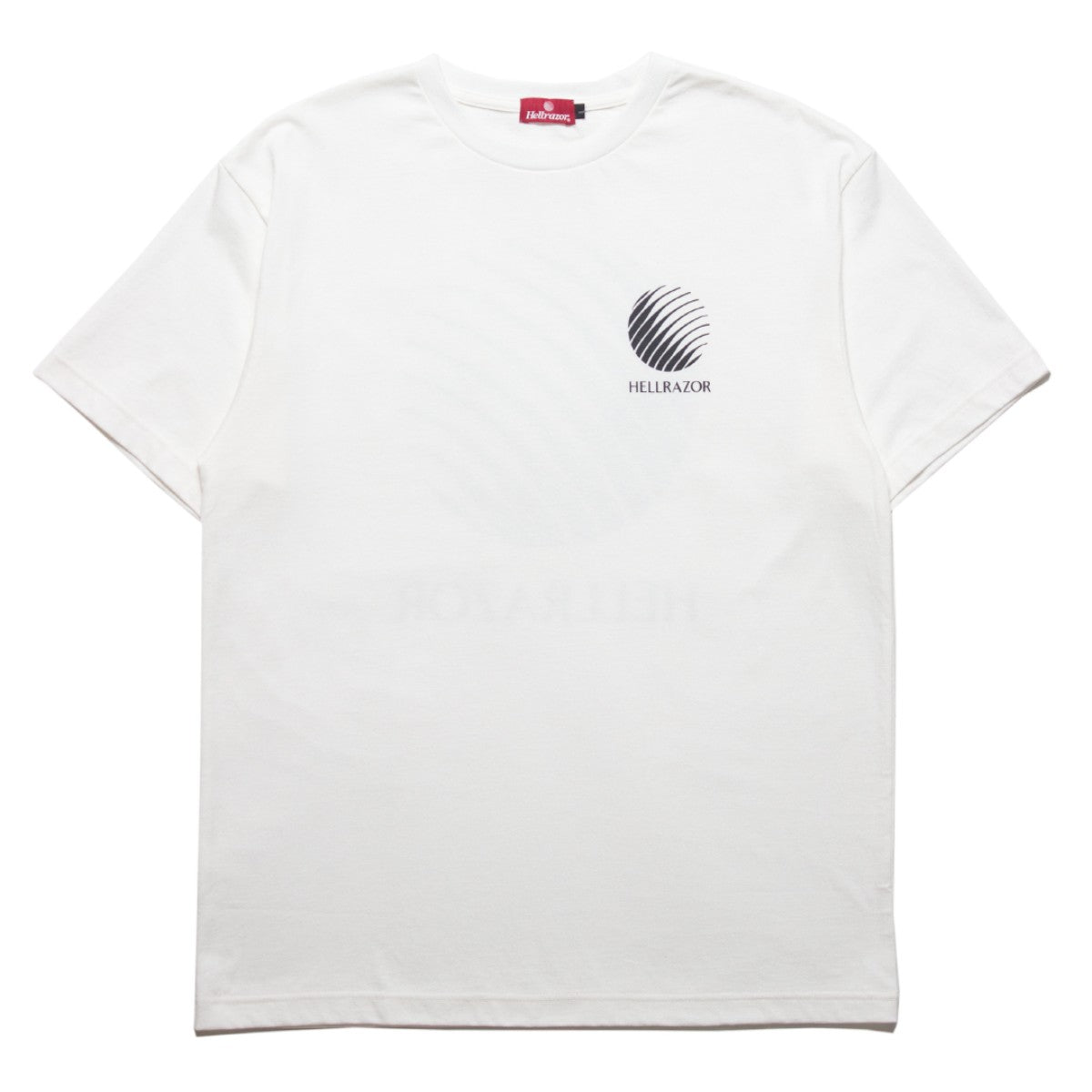 Hellrazor CORE LOGO T-SHIRT ヘルレイザー コア ロゴ Tシャツ 01125SPQS5302【メンズ 半袖Tシャツ バックプリント ブランドロゴ 25FW】