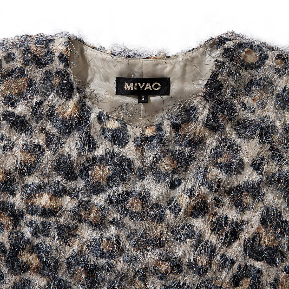 MIYAO Leopard Print Jacket ミヤオ レオパードプリントジャケット MDJK-01【レディース WOMENブランド 楽天NG 25FW】