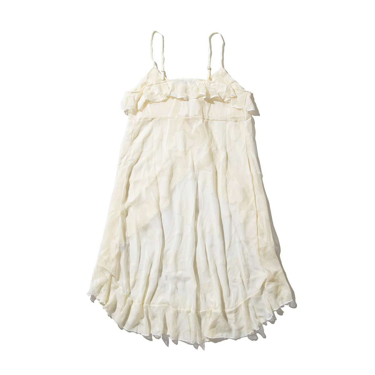 ANNA SUI NYC RUFFLED CHIFFON CAMISOLE アナスイ エヌワイシー ラッフルシフォンキャミソール 15210281【レディース キャミワンピース ラッフル レイヤード 25FW】