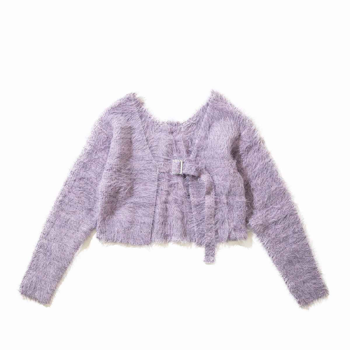 ANNA SUI NYC FEATHER YARN BELT CARDIGAN アナスイ エヌワイシー フェザーヤーンベルトカーディガン 15214307【レディース カーディガン シャギー 前後2WAY 25FW】