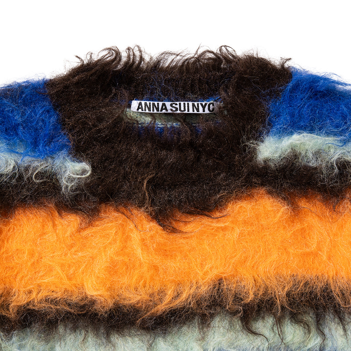 ANNA SUI NYC COLOR BORDER KNIT アナスイ エヌワイシー カラーボーダーニット 15214314【レディース ニットプルオーバー ボーダー ウール混 25FW】