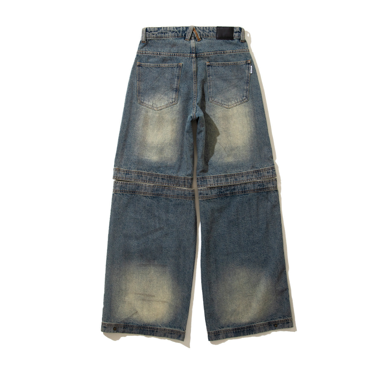 ANNA SUI NYC FUNCTION DENIM PANTS アナスイ エヌワイシー ファンクションデニムパンツ 15230337【レディース デニムパンツ ヴィンテージ風 ワイドシルエット 切り替え デザインパンツ 25FW】