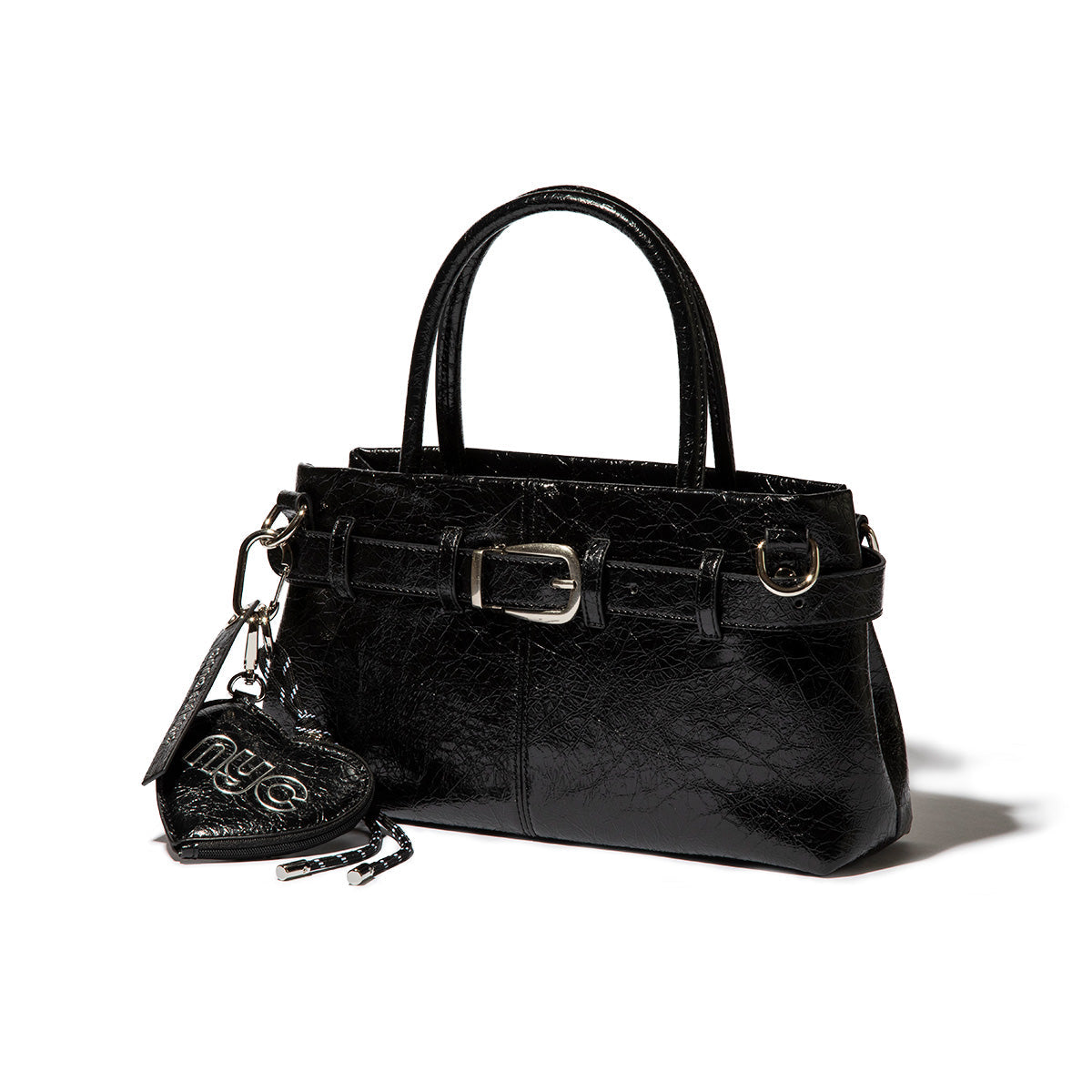 ANNA SUI NYC FAKE LEATHER BELT DESIGN BAG アナスイ エヌワイシー フェイクレザーベルトデザインバッグ 15261327【レディース ショルダーバッグ 2way フェイクレザー メタリック 25FW】