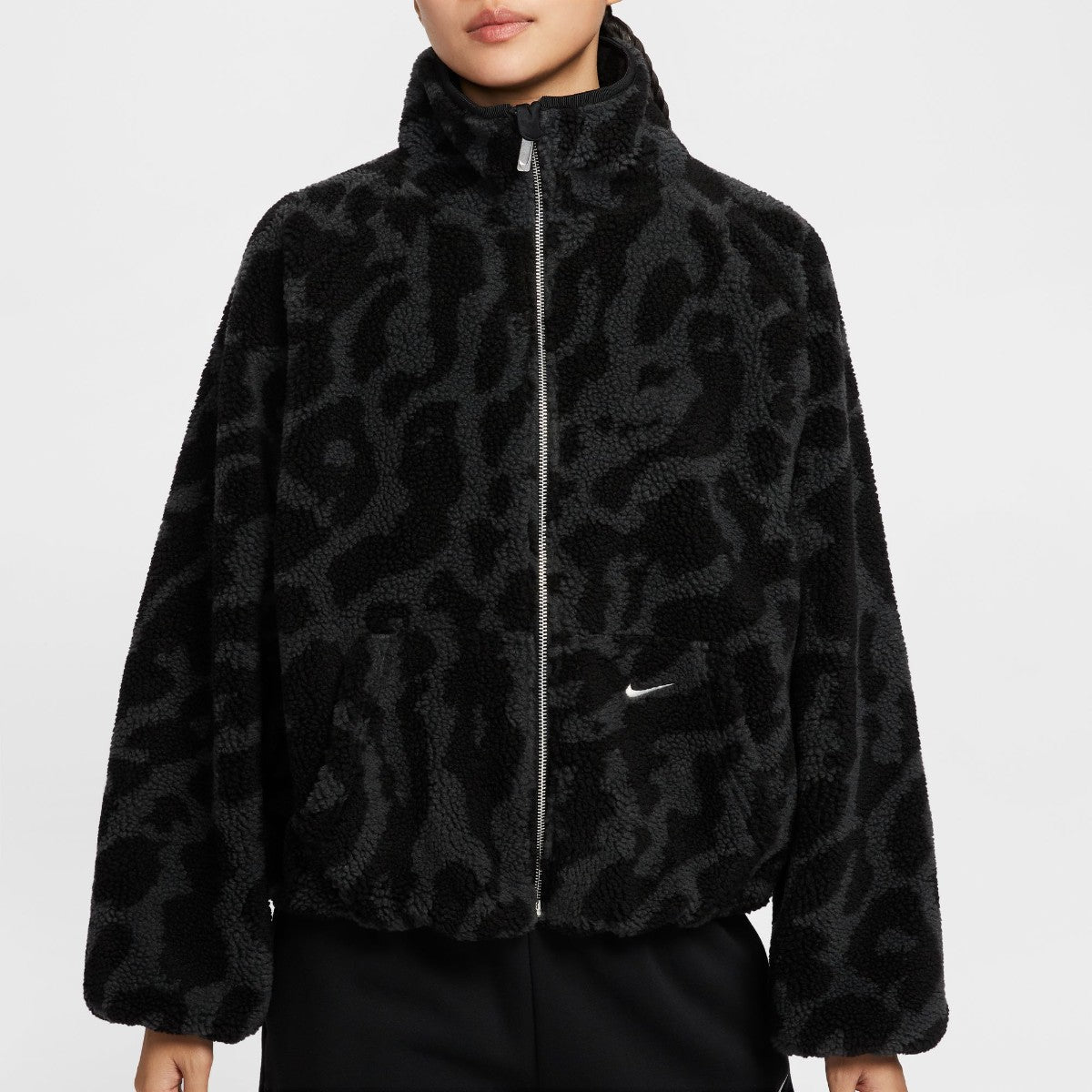 NIKE Women's High-Pile Fleece Jacket ナイキ ウィメンズ ハイパイル フリース ジャケット HV2071【レディース フリース ジャケット 暖かい 伸縮性 秋冬 25FW】