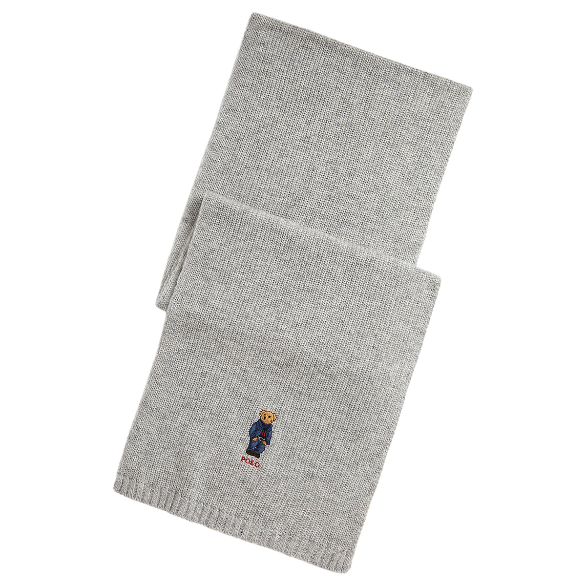 POLO RALPH LAUREN SOLID DENIM BEAR SCARF ポロ ラルフ ローレン ソリッド デニム ベア スカーフ MAPOHGS0J321018020【メンズ マフラー ポロベア 刺繍 25FW】