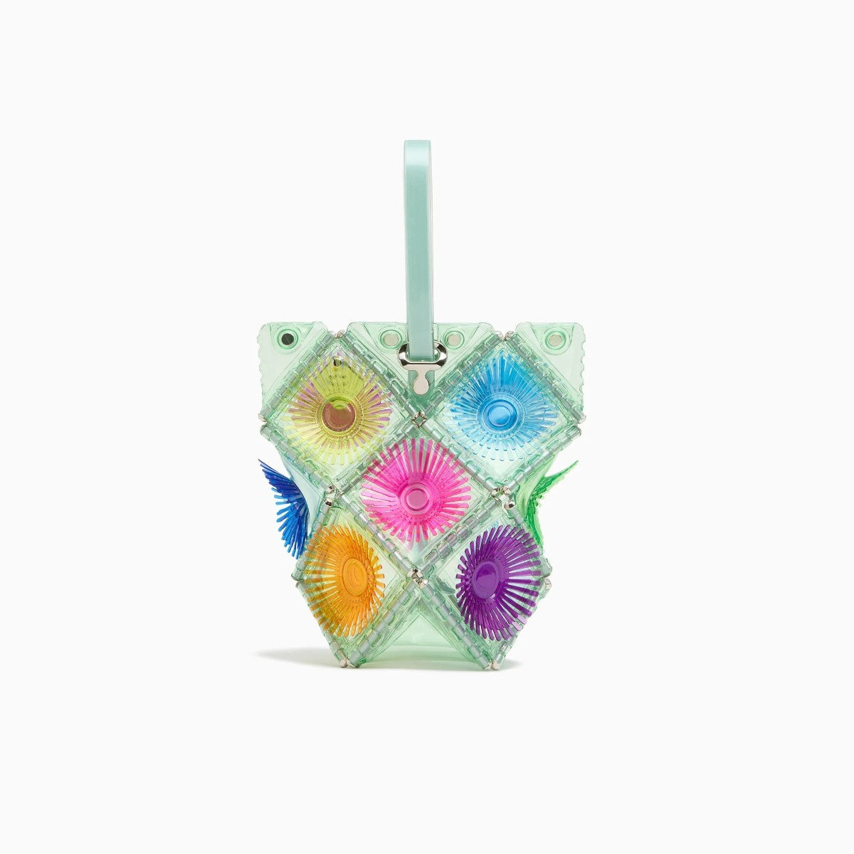 52 by HIKARUMATSUMURA SABOTEN MULTI ゴジュウニバイヒカルマツムラ サボテン マルチ 14BP005【レディース トートバッグ アイコンバッグ マグネット開け口 カラフル 25FW】