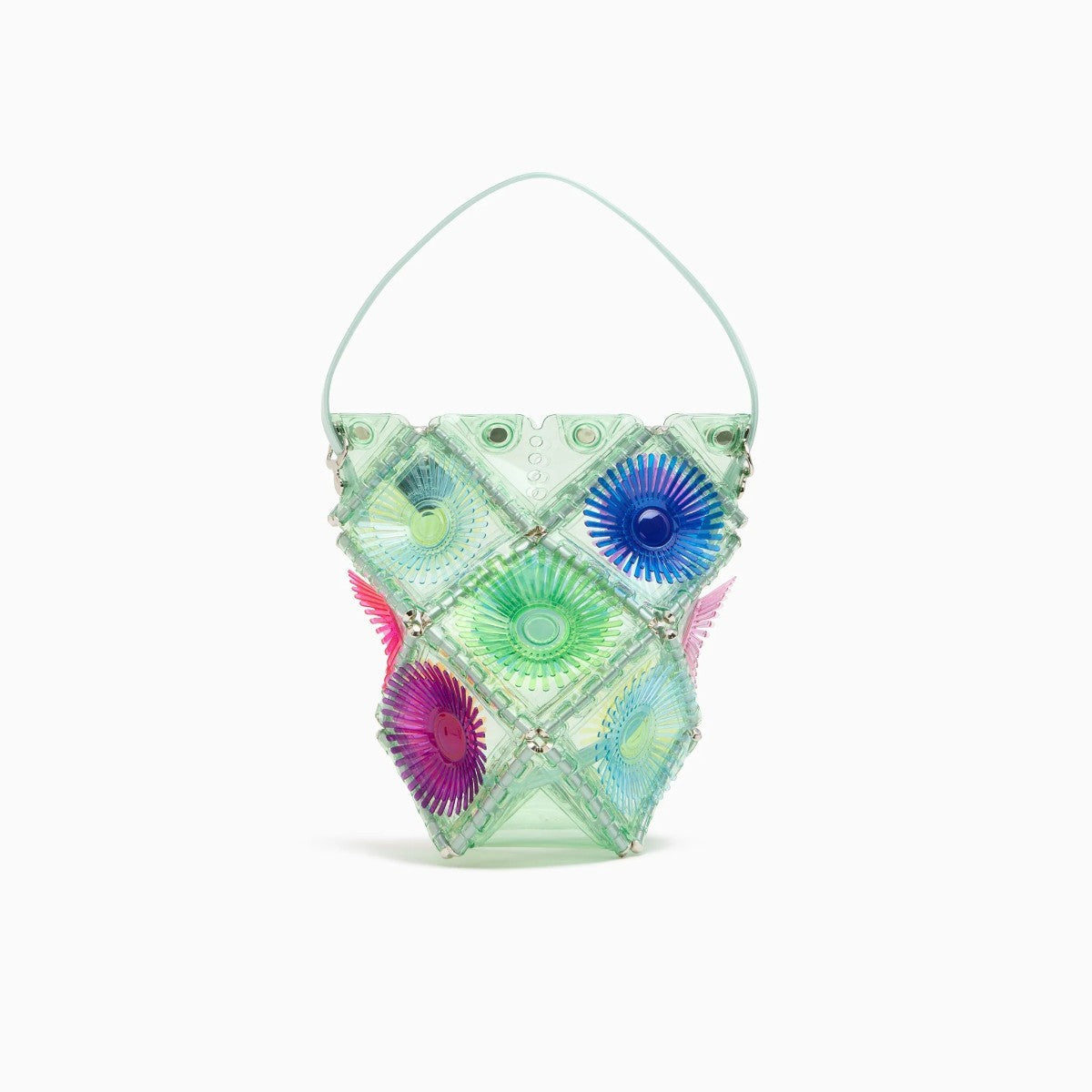 52 by HIKARUMATSUMURA SABOTEN MULTI ゴジュウニバイヒカルマツムラ サボテン マルチ 14BP005【レディース トートバッグ アイコンバッグ マグネット開け口 カラフル 25FW】