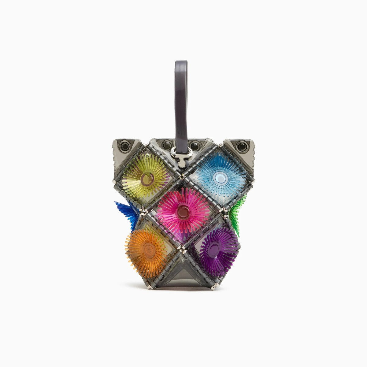 52 by HIKARUMATSUMURA SABOTEN MULTI ゴジュウニバイヒカルマツムラ サボテン マルチ 14BP005【レディース トートバッグ アイコンバッグ マグネット開け口 カラフル 25FW】