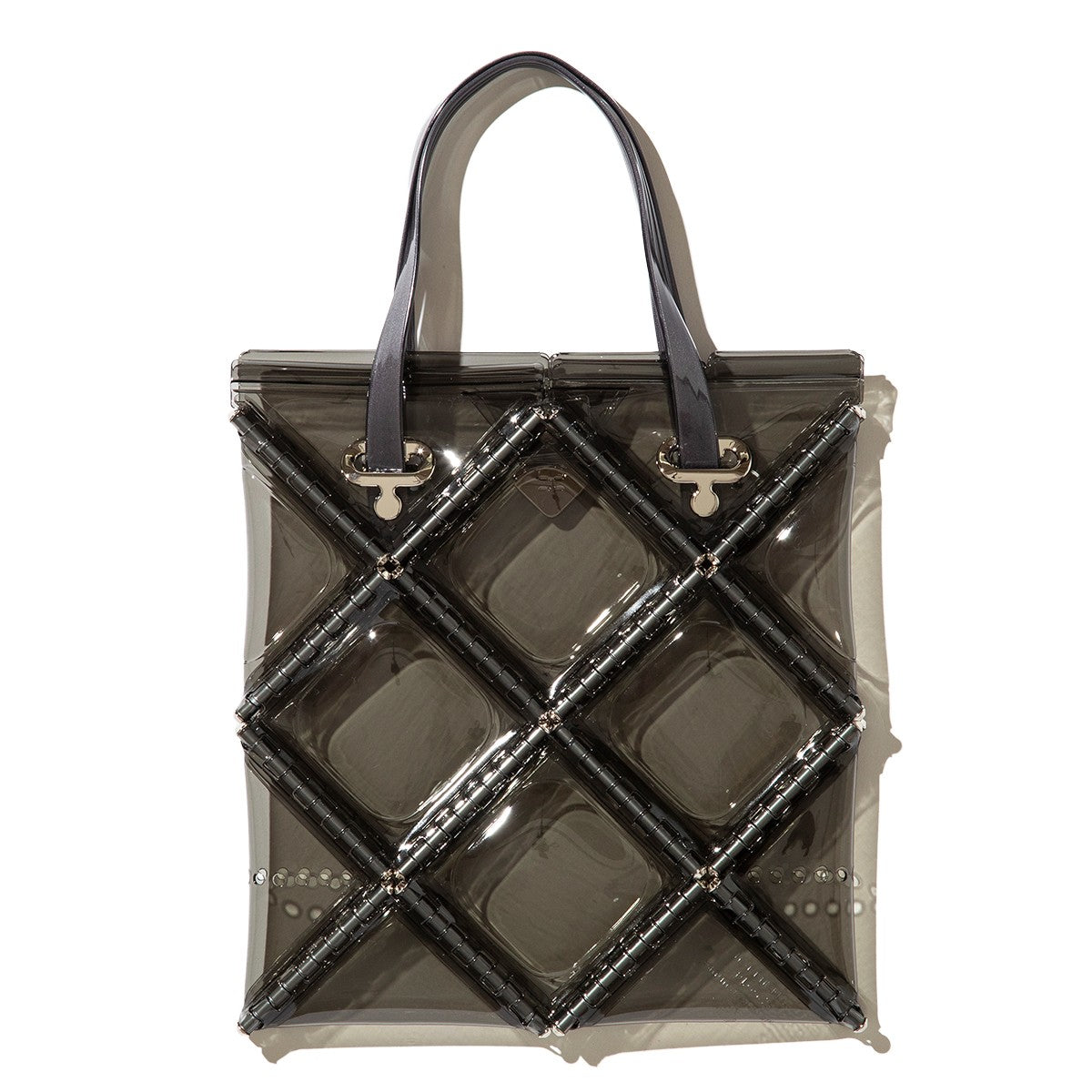 52 by HIKARUMATSUMURA FLAT TOTE MINI ゴジュウニバイヒカルマツムラ フラット トート ミニ 14BP047【レディース ミニトートバッグ ミニマル コンパクト 光沢感 25FW】