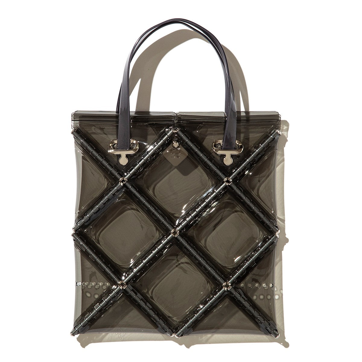 52 by HIKARUMATSUMURA FLAT TOTE MINI ゴジュウニバイヒカルマツムラ フラット トート ミニ 14BP047【レディース ミニトートバッグ ミニマル コンパクト 光沢感 25FW】