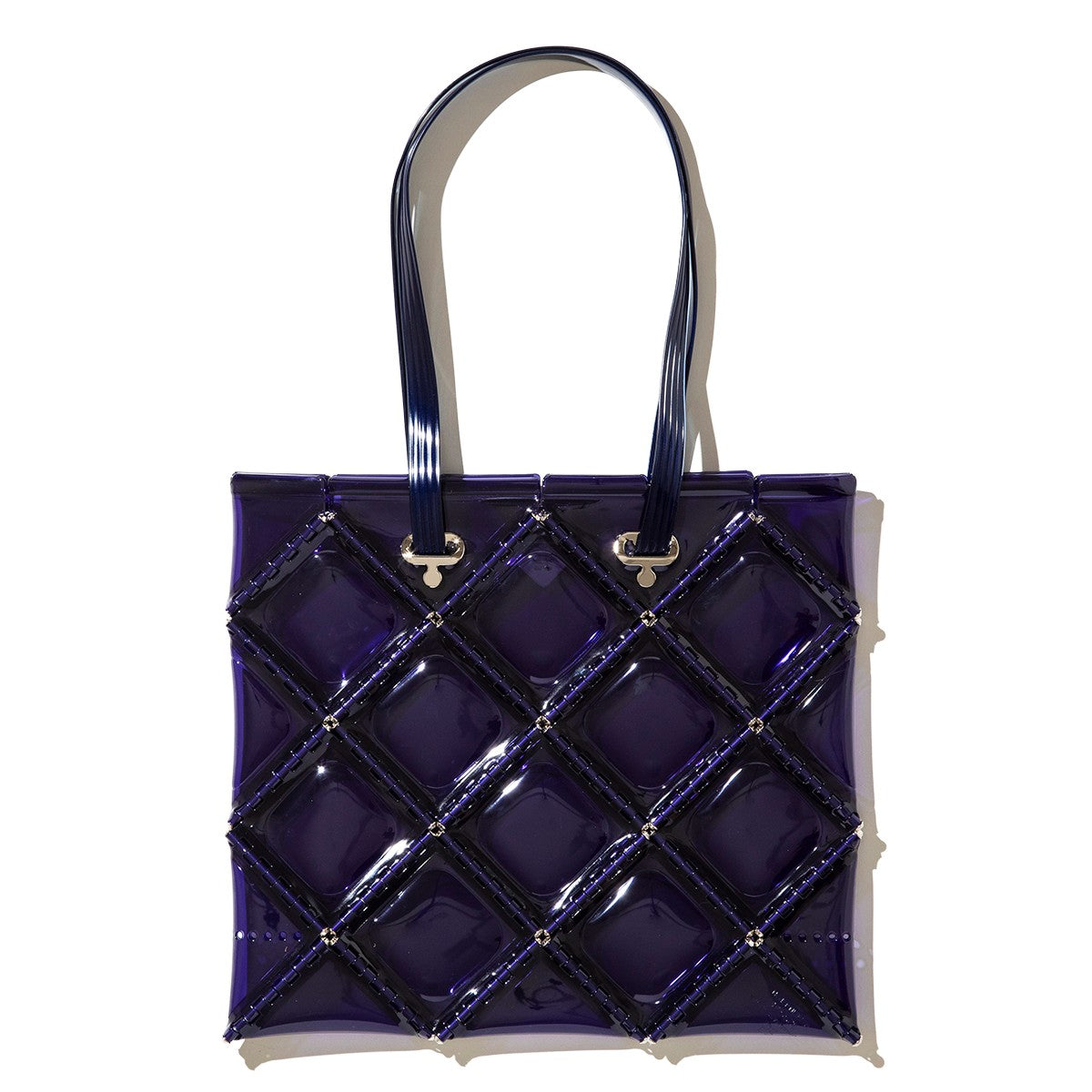 52 by HIKARUMATSUMURA FLAT TOTE ゴジュウニバイヒカルマツムラ フラット トート 14BP048【レディース トートバッグ クリアバッグ ミニマル コンパクト 光沢感 25FW】