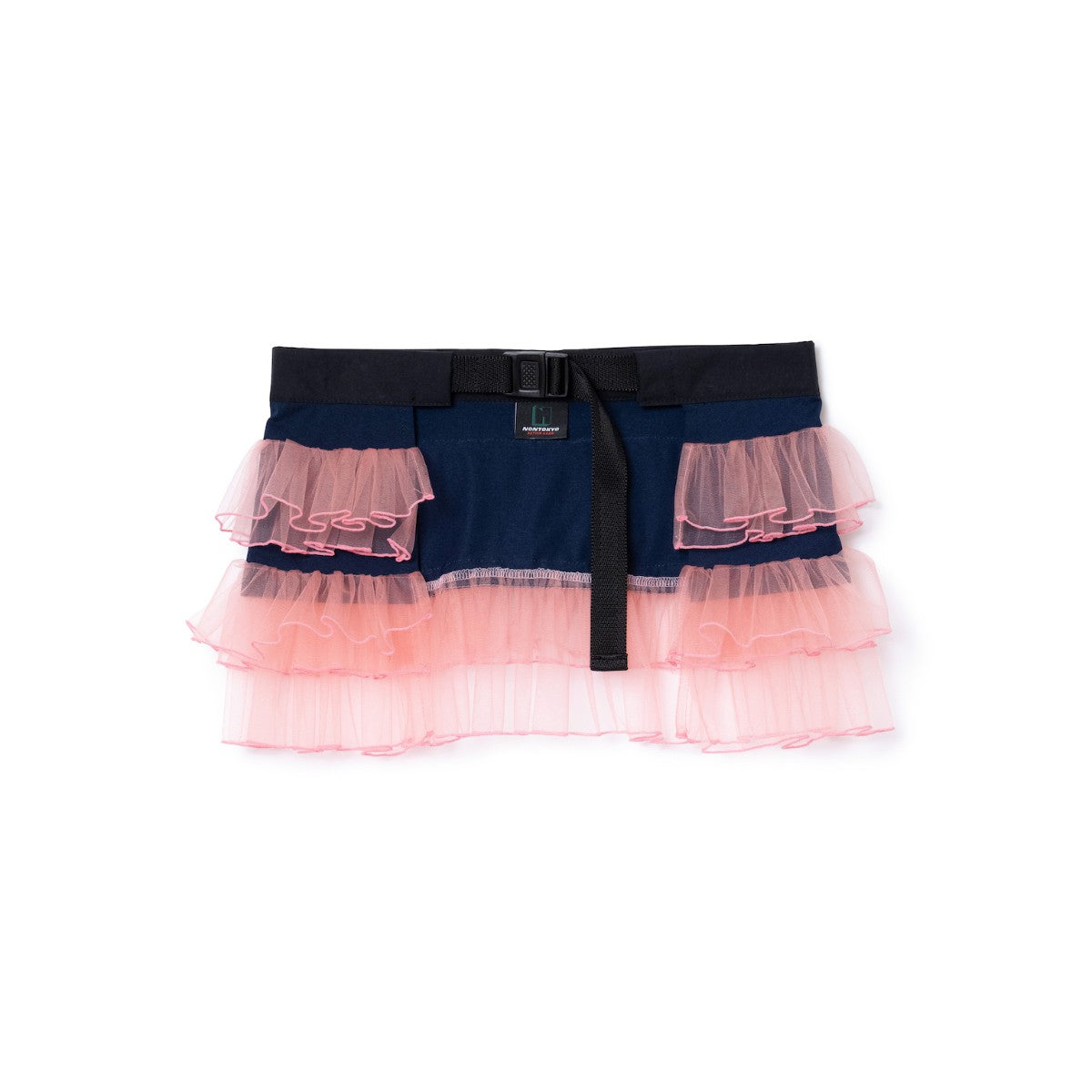 NON TOKYO TULLE FRILL BELT ノントーキョー チュール フリル ベルト NON-25A-0813【レディース チュールベルト フリル サイズ調節可能 25FW】