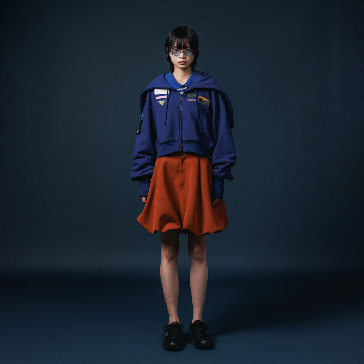 NON TOKYO BALLOON MINI SKIRT ノントーキョー バルーンミニスカート NON-25A-0916【レディース バルーンシルエット アジャスター付き 軽量ナイロン ポケット付き 25FW】