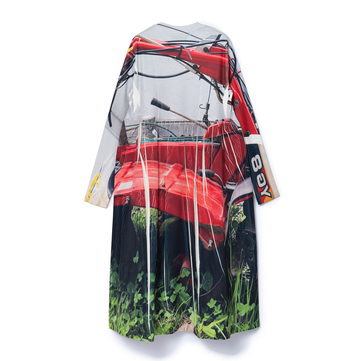 NON TOKYO DIRECT PRINT RIB GATHER O/P ノントーキョー ダイレクトプリントリブギャザーワンピース NON-25A-0920【レディース ストレッチ性 ポリエステル素材 イージーケア 転写フォトプリント 25FW】