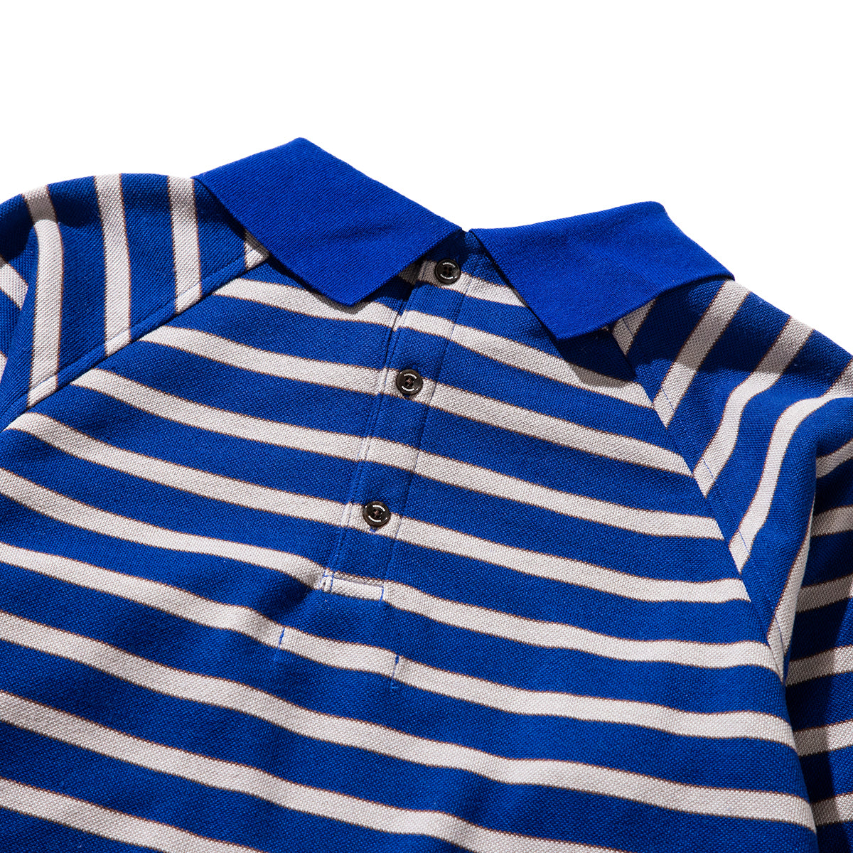 NON TOKYO BORDER POLO SHIRT ノントーキョー ボーダーポロシャツ NON-25A-0928【レディース ボディスーツモチーフ プルオーバー 股止め付き ボーダー 25FW】