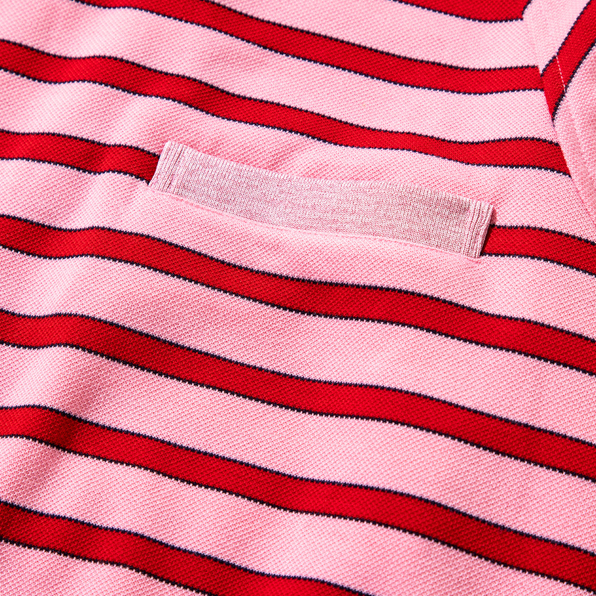 NON TOKYO BORDER POLO SHIRT ノントーキョー ボーダーポロシャツ NON-25A-0928【レディース ボディスーツモチーフ プルオーバー 股止め付き ボーダー 25FW】