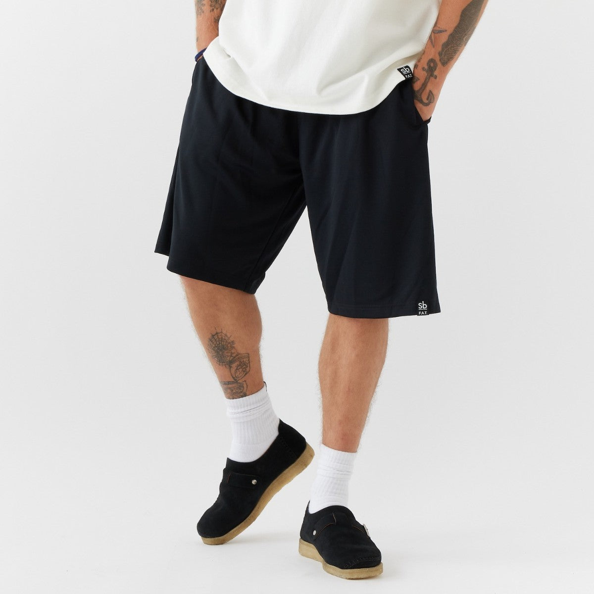 FAT JC01 エフエイティー JC01 F32310-PN25【メンズ ハーフパンツ ショーツ ジャージ メッシュ ルームウェア 25FW】