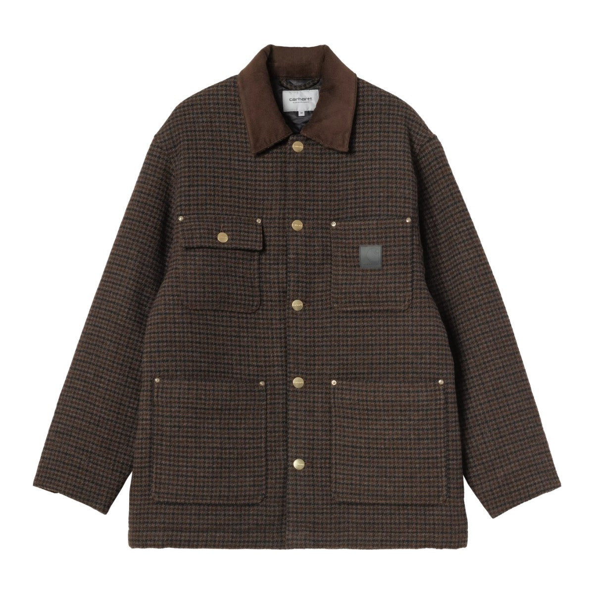 Carhartt WIP LOWIS CHORE COAT カーハートワークインプログレス ローウィス チョア コート I035344【メンズ ワークジャケット チョアコート 千鳥格子 コーデュロイ 保温性 アウター 25FW】