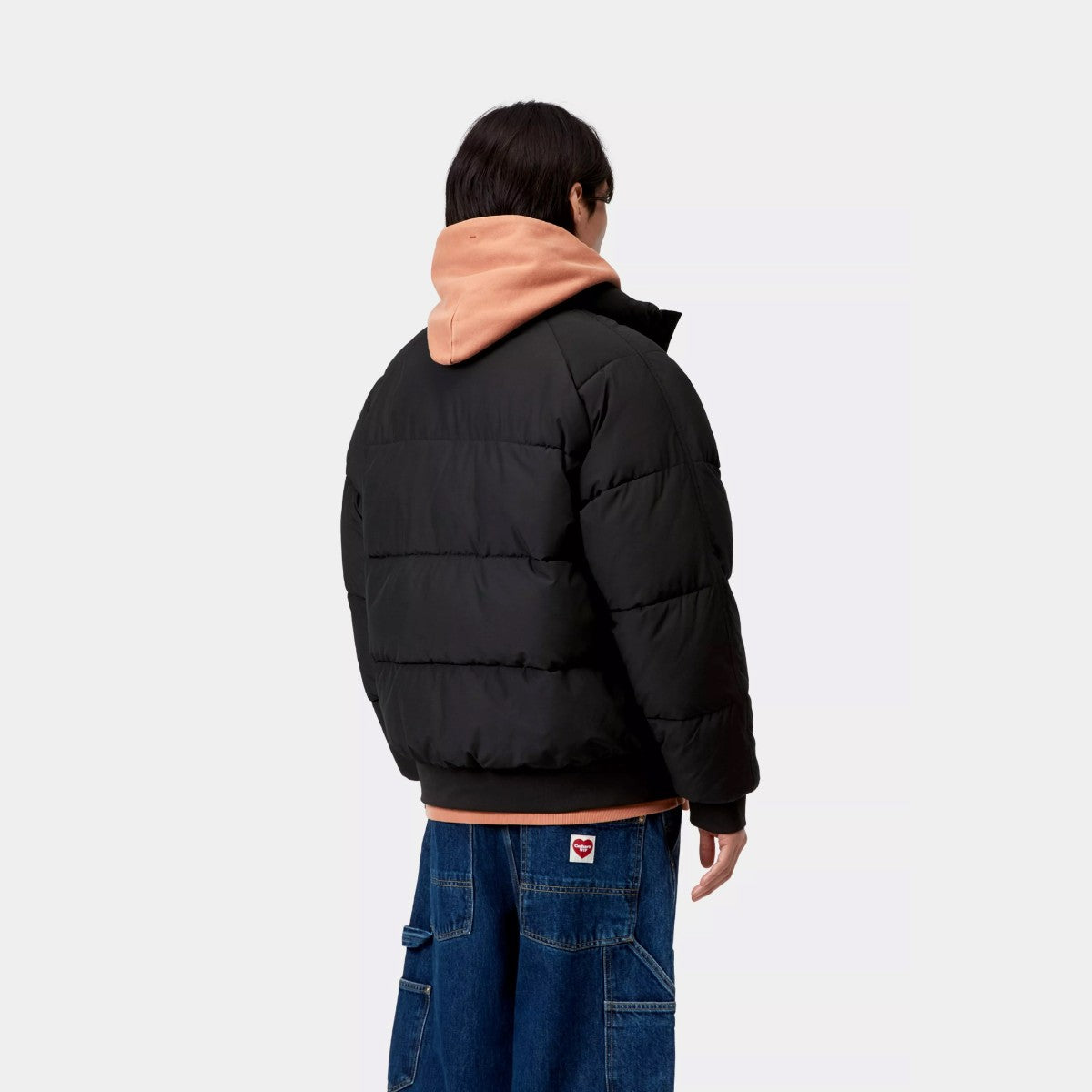 Carhartt WIP NEBRASKA JACKET カーハートワークインプログレス ネブラスカ ジャケット I035345【メンズ ジャケット 撥水 保温性 スクリプトロゴ 中綿 アウター 25FW】