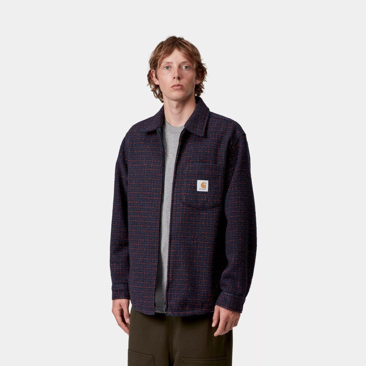 Carhartt WIP BELLAMY SHIRT JAC カーハートワークインプログレス ベラミー シャツ ジャケット I035422【メンズ シャツジャケット チェック柄 アウター 25FW】