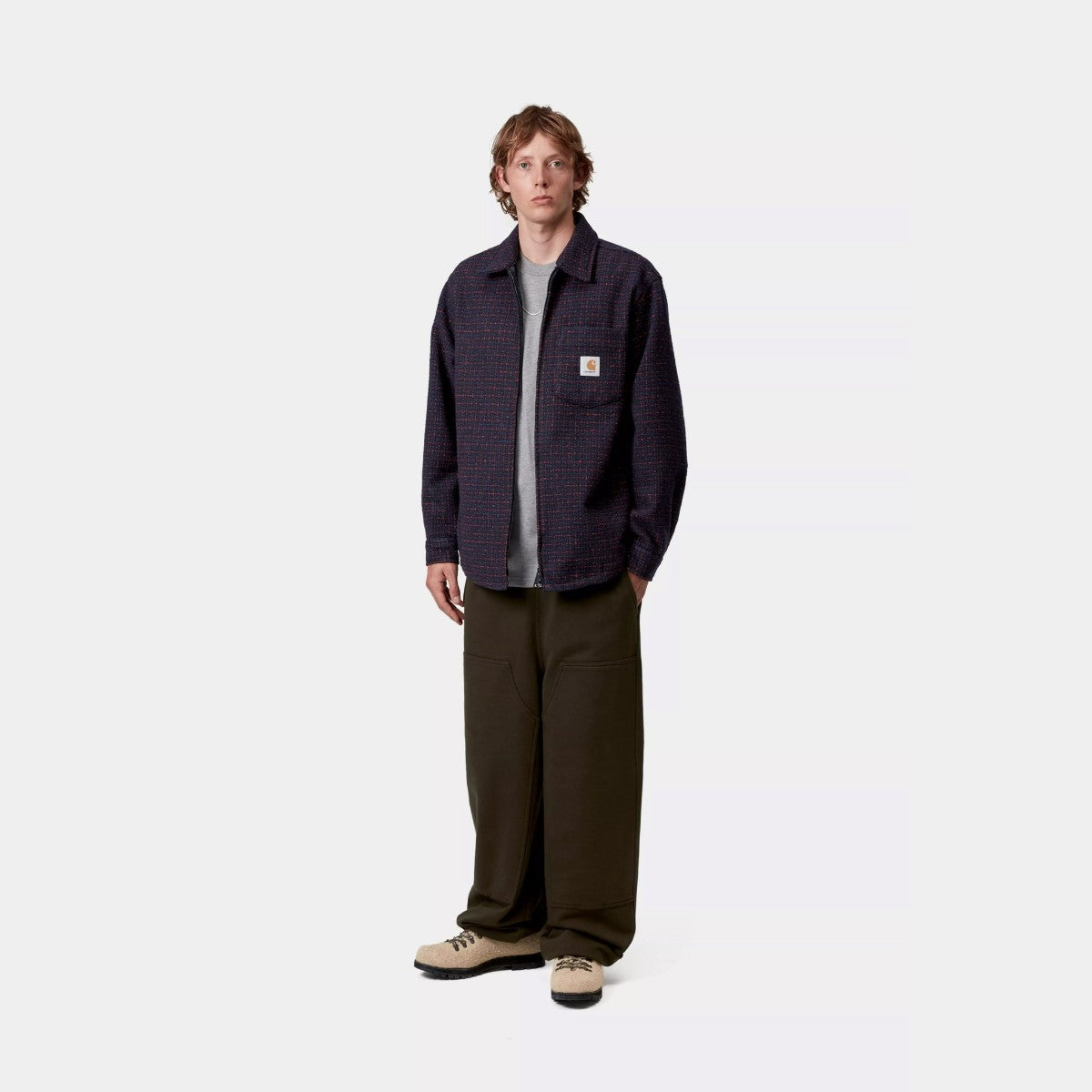 Carhartt WIP BELLAMY SHIRT JAC カーハートワークインプログレス ベラミー シャツ ジャケット I035422【メンズ シャツジャケット チェック柄 アウター 25FW】