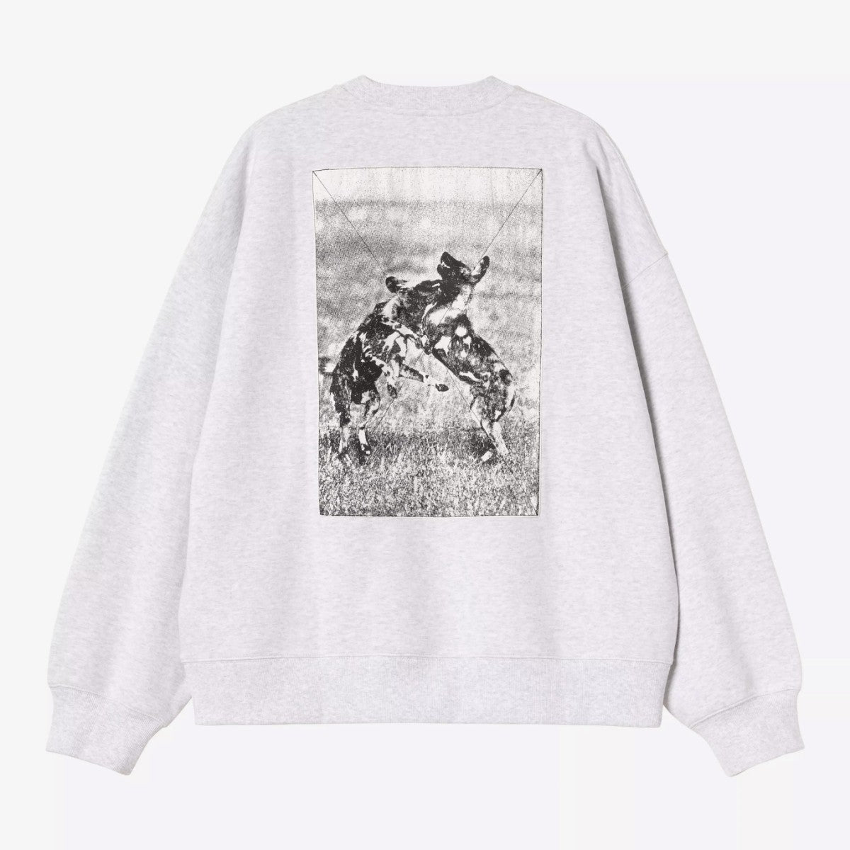 Carhartt WIP NO PLAY SWEATSHIRT カーハートワークインプログレス ノープレイ スウェットシャツ I035609【メンズ スウェットシャツ グラフィック 刺繍 裏起毛 カジュアル ルーズフィット 25FW】