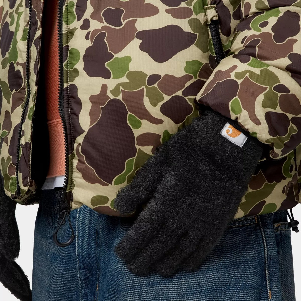 Carhartt WIP CHEDDA GLOVES カーハートワークインプログレス チェッダ グローブス I035512【メンズ グローブ 手袋 ニット 防寒 ストレッチ 25FW】