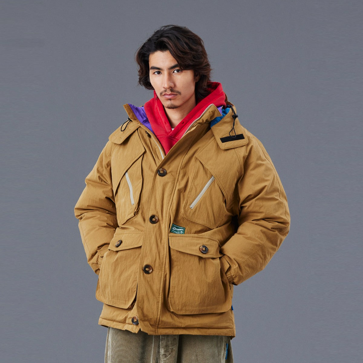Liberaiders UTILITY DOWN JACKET リベレイダース ユーティリティ ダウン ジャケット 77001【メンズ ダウンジャケット フード脱着 大型ポケット 動きやすい 収納力 25FW】