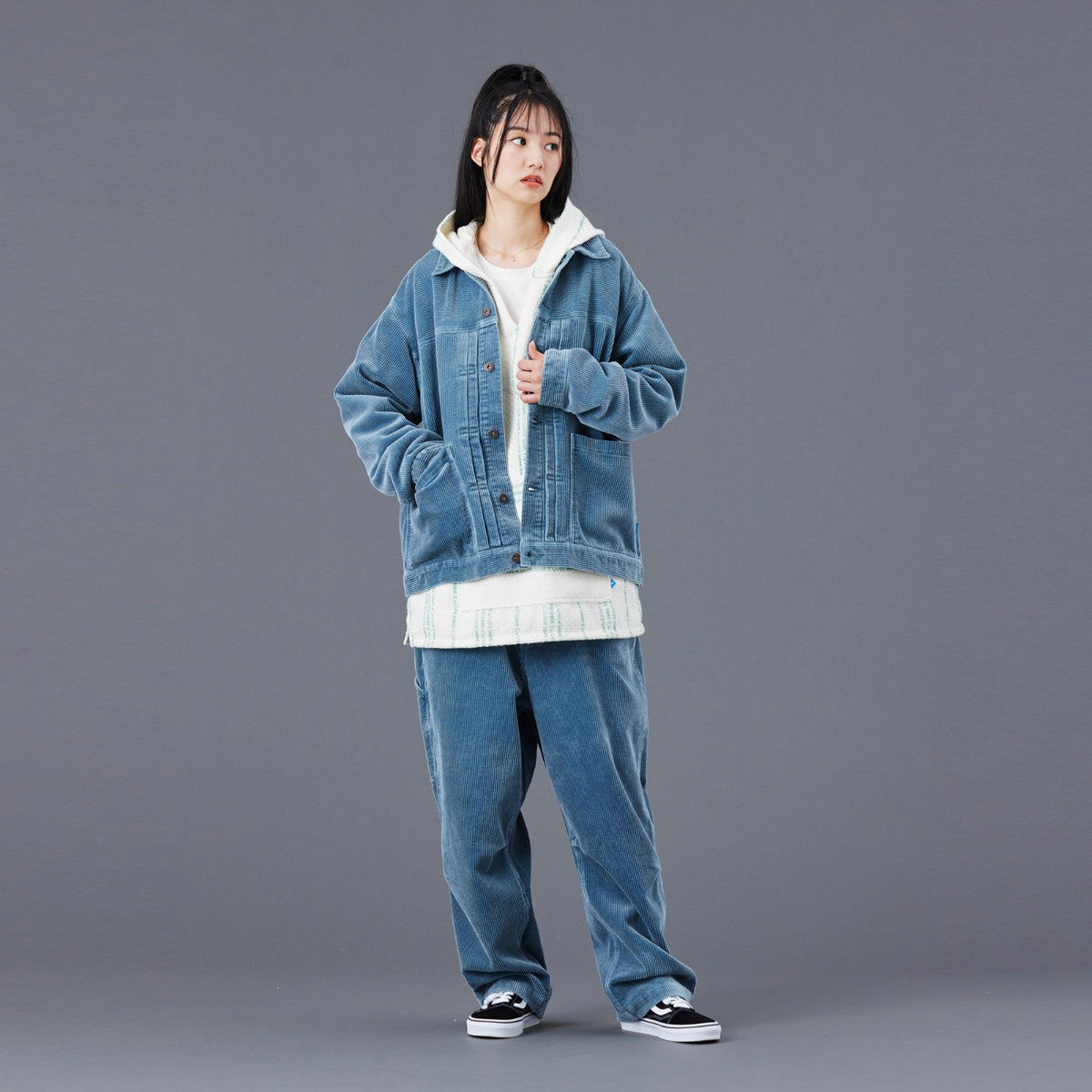 Liberaiders GARMENT DYED CORDUROY JACKET リベレイダース ガーメントダイ コーデュロイ ジャケット 77004【メンズ アウター コーデュロイジャケット トラッカー 製品染め 25FW】