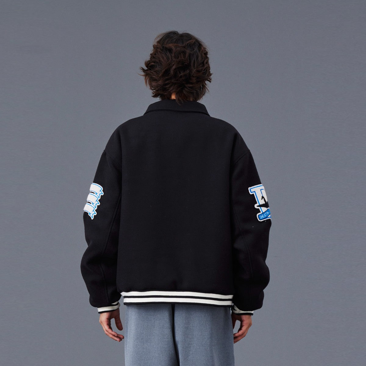 Liberaiders LR VARSITY JACKET リベレイダース LR バーシティ ジャケット 77014【メンズ ジャケット ワッペン 刺繍 防寒性 中綿キルティング 25FW】