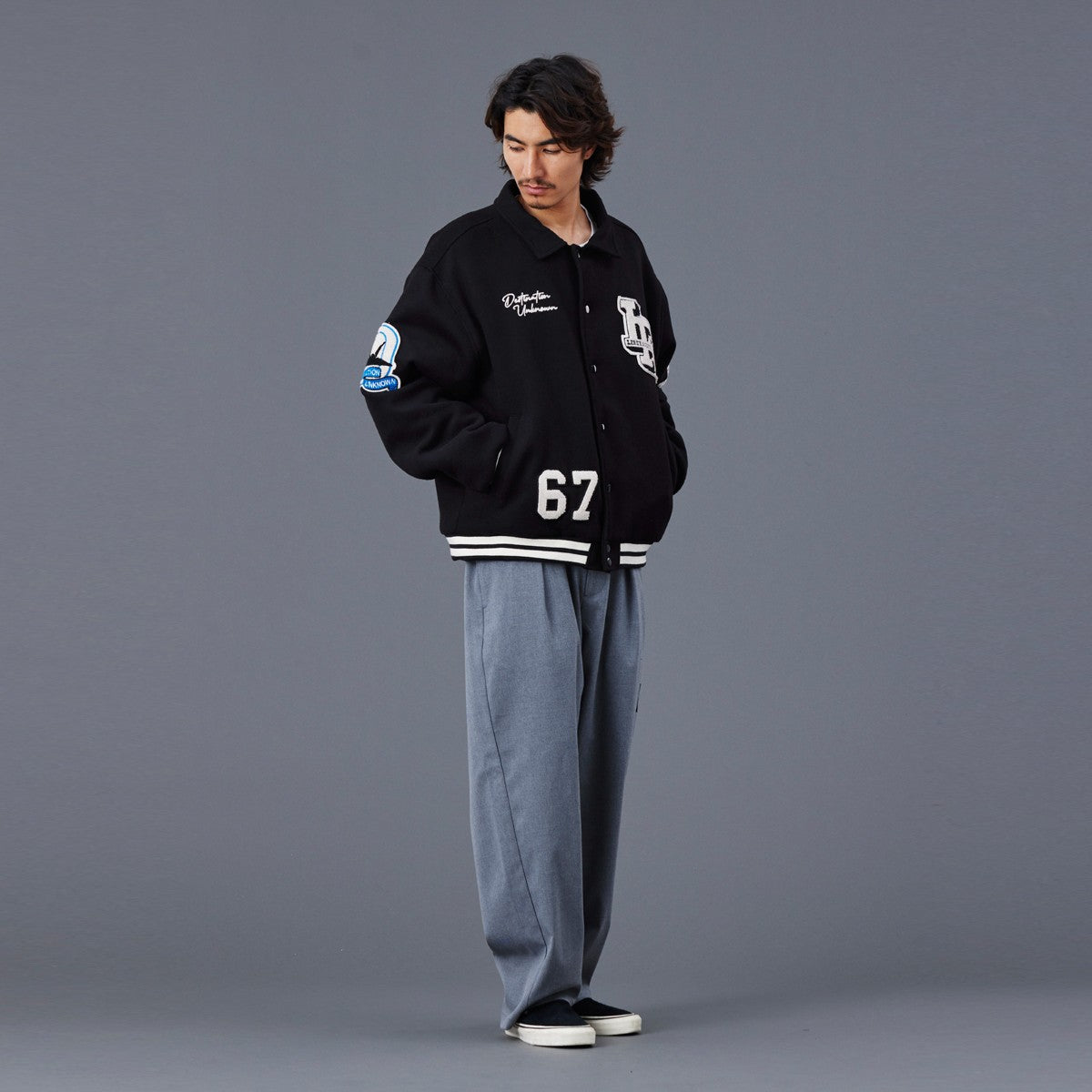 Liberaiders LR VARSITY JACKET リベレイダース LR バーシティ ジャケット 77014【メンズ ジャケット ワッペン 刺繍 防寒性 中綿キルティング 25FW】