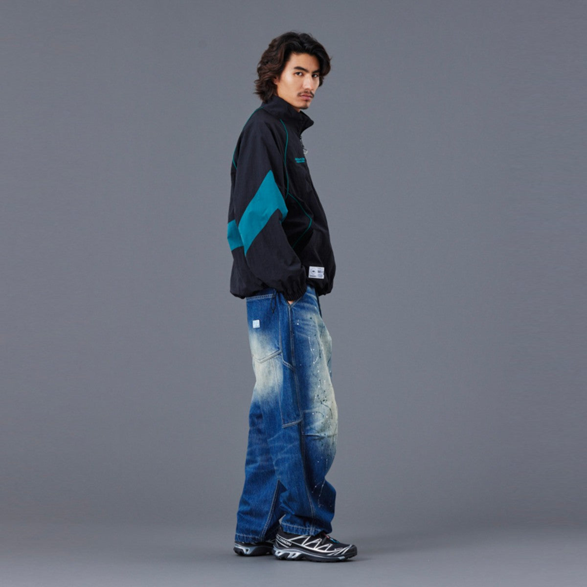 Liberaiders NYLON HALF ZIP リベレイダース ナイロン ハーフジップ 77016【メンズ アウター ナイロンジャケット ハーフジップ ウインドブレーカー スポーツ ミリタリー 25FW】