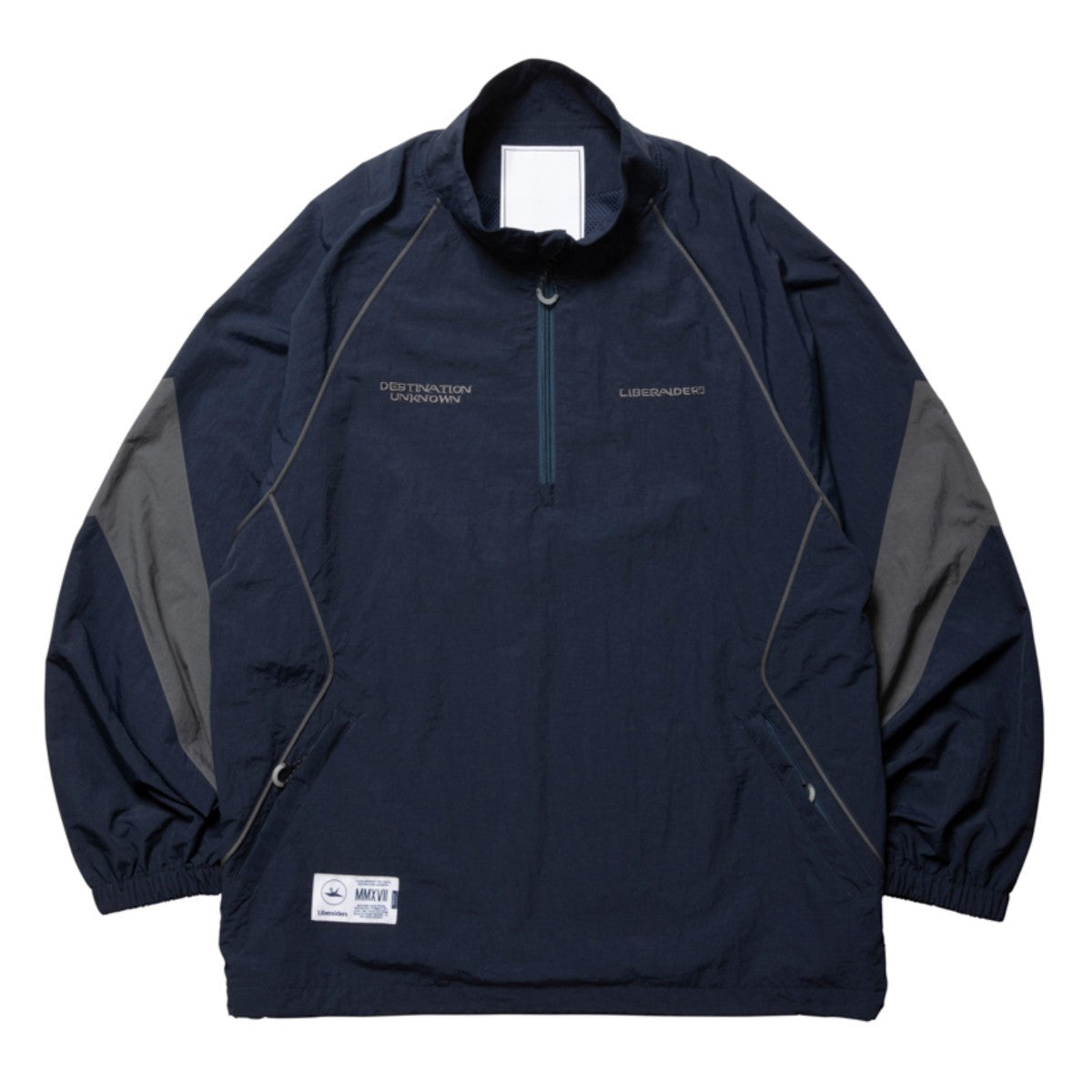 Liberaiders NYLON HALF ZIP リベレイダース ナイロン ハーフジップ 77016【メンズ アウター ナイロンジャケット ハーフジップ ウインドブレーカー スポーツ ミリタリー 25FW】