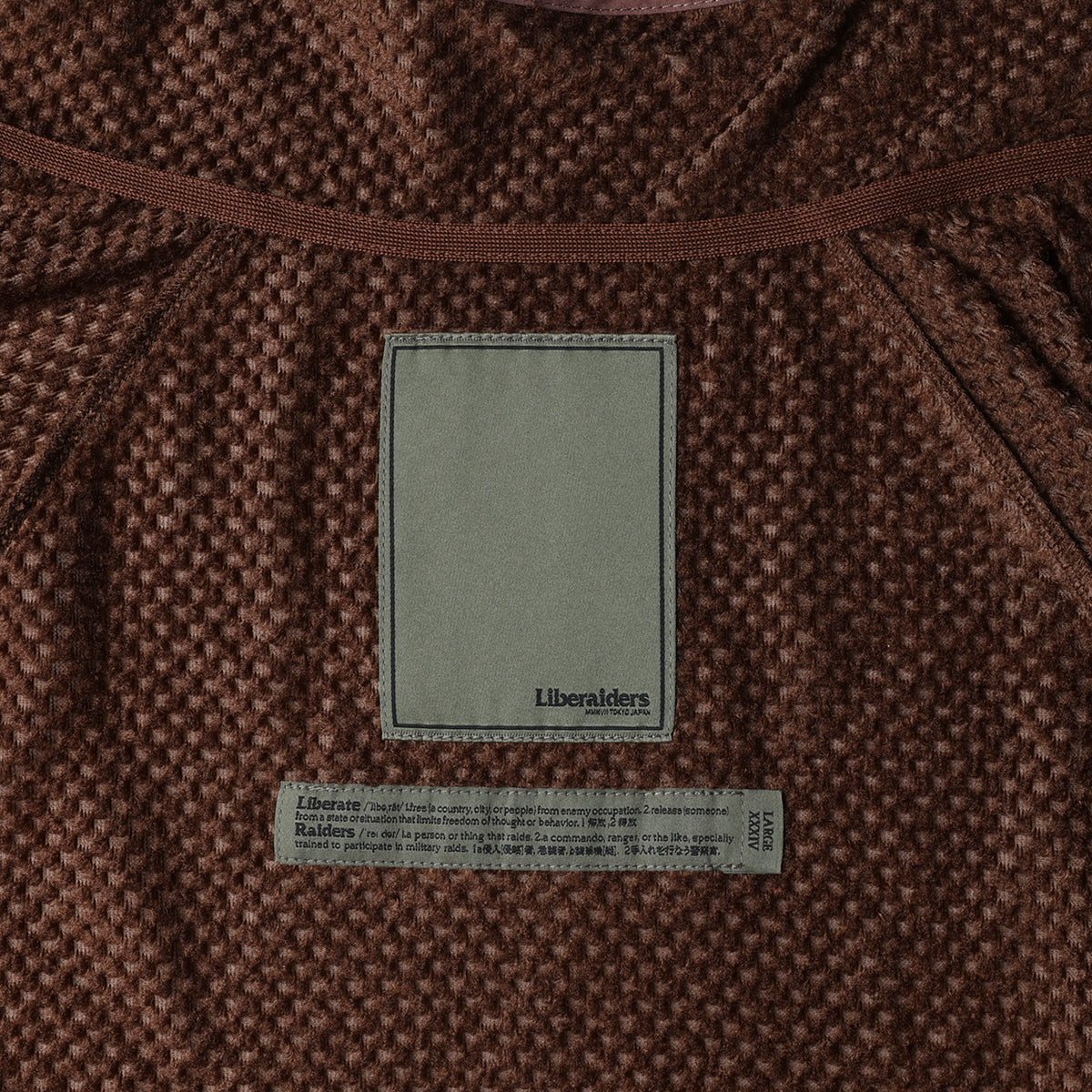 Liberaiders OCTA ZIP-UP JACKET リベレイダース オクタ ジップアップ ジャケット 77018【メンズ フリース ジップアップ ジャケット 保温 軽量 通気性 25FW】