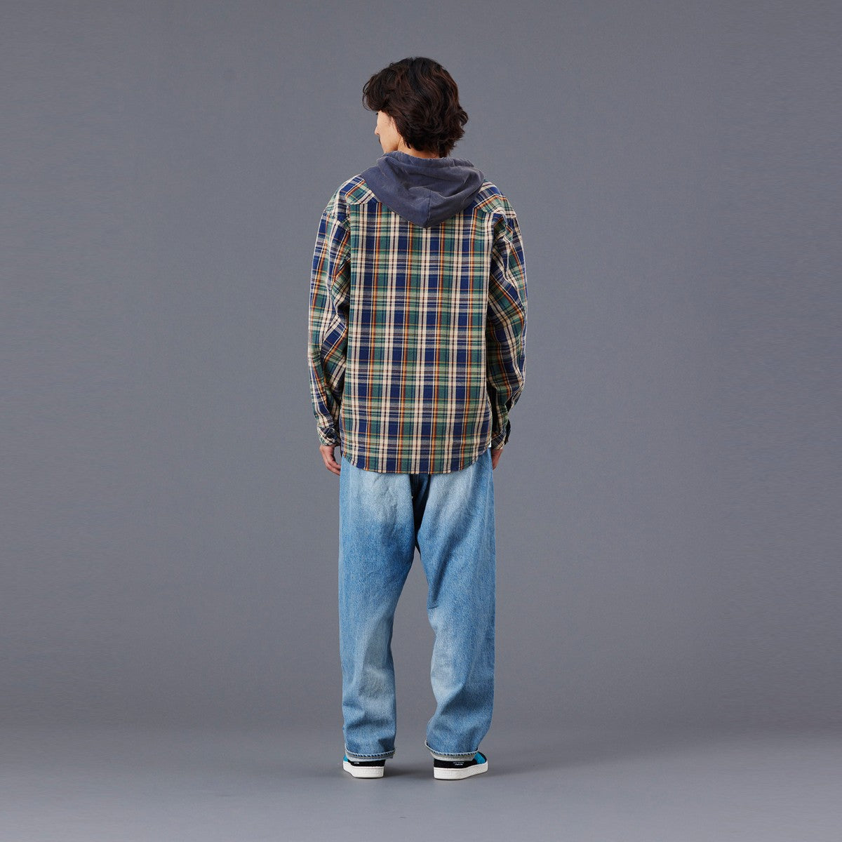 Liberaiders HOODED PLAID SHIRT リベレイダース フーデッド プレイド シャツ 77103【メンズ シャツ 長袖 フーディ レイヤード ヴィンテージ カジュアル 25FW】