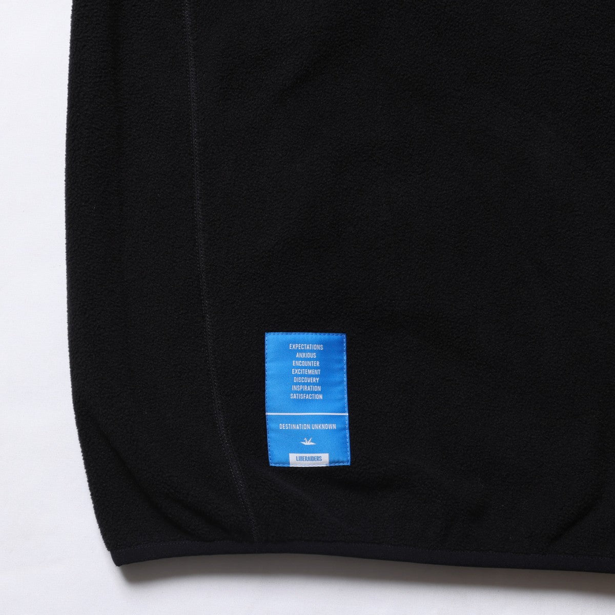 Liberaiders FLEECE HALF ZIP リベレイダース フリース ハーフジップ 77308【メンズ フリース ハーフジップ 3Dパターン 刺繍 デザインラベル 保温性 25FW】