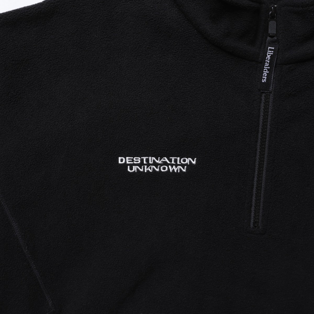 Liberaiders FLEECE HALF ZIP リベレイダース フリース ハーフジップ 77308【メンズ フリース ハーフジップ 3Dパターン 刺繍 デザインラベル 保温性 25FW】