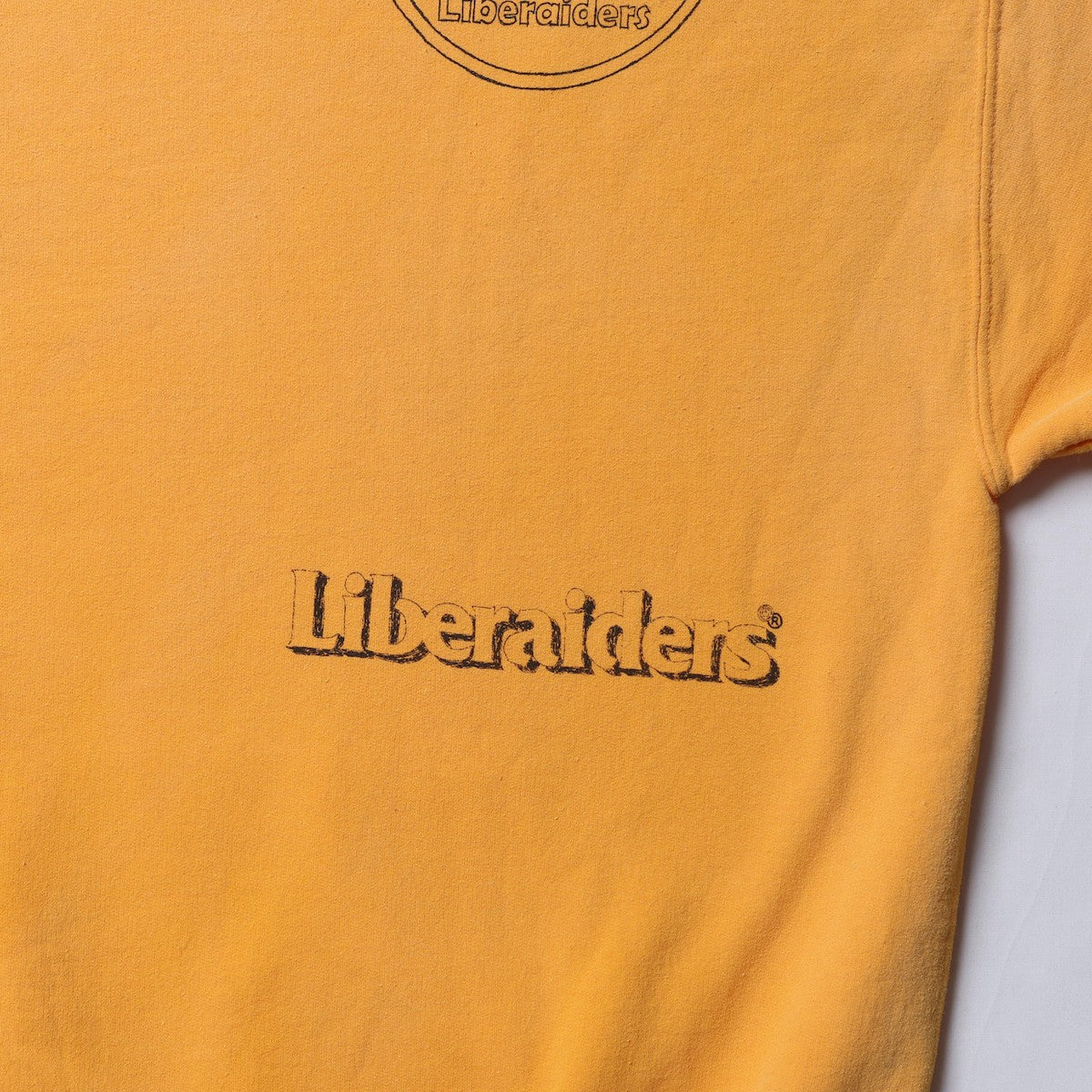 Liberaiders HANDWRITING PRINT HOODIE リベレイダース ハンドライティング プリント フーディー 77311【メンズ スウェット フーディ パーカー ヴィンテージ プリント カジュアル 25FW】
